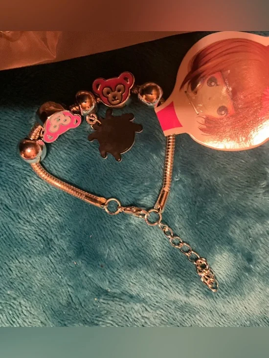 Girls' SLIDER Charm Bracelet TO CUTE Accessories NEW Pandora Style - Picture 4 of 16